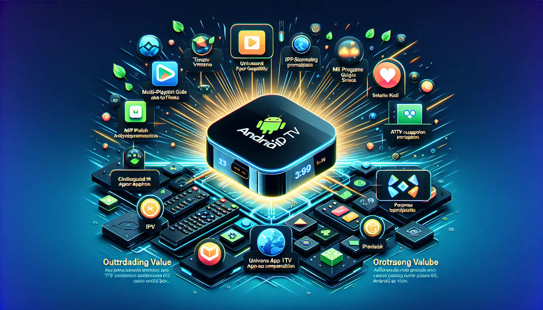 Réglages Android Box IPTV